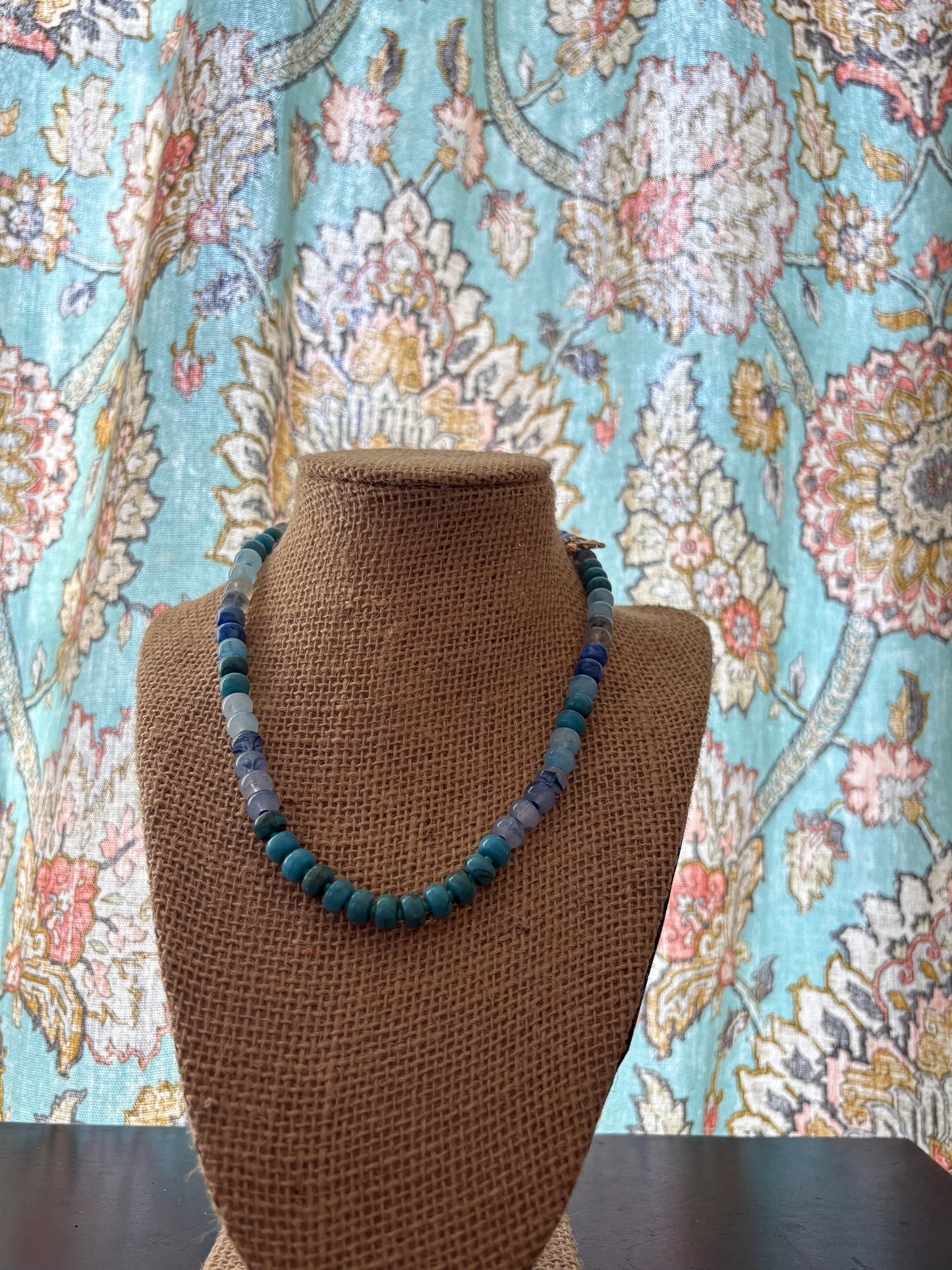 Blue Beaded Necklace