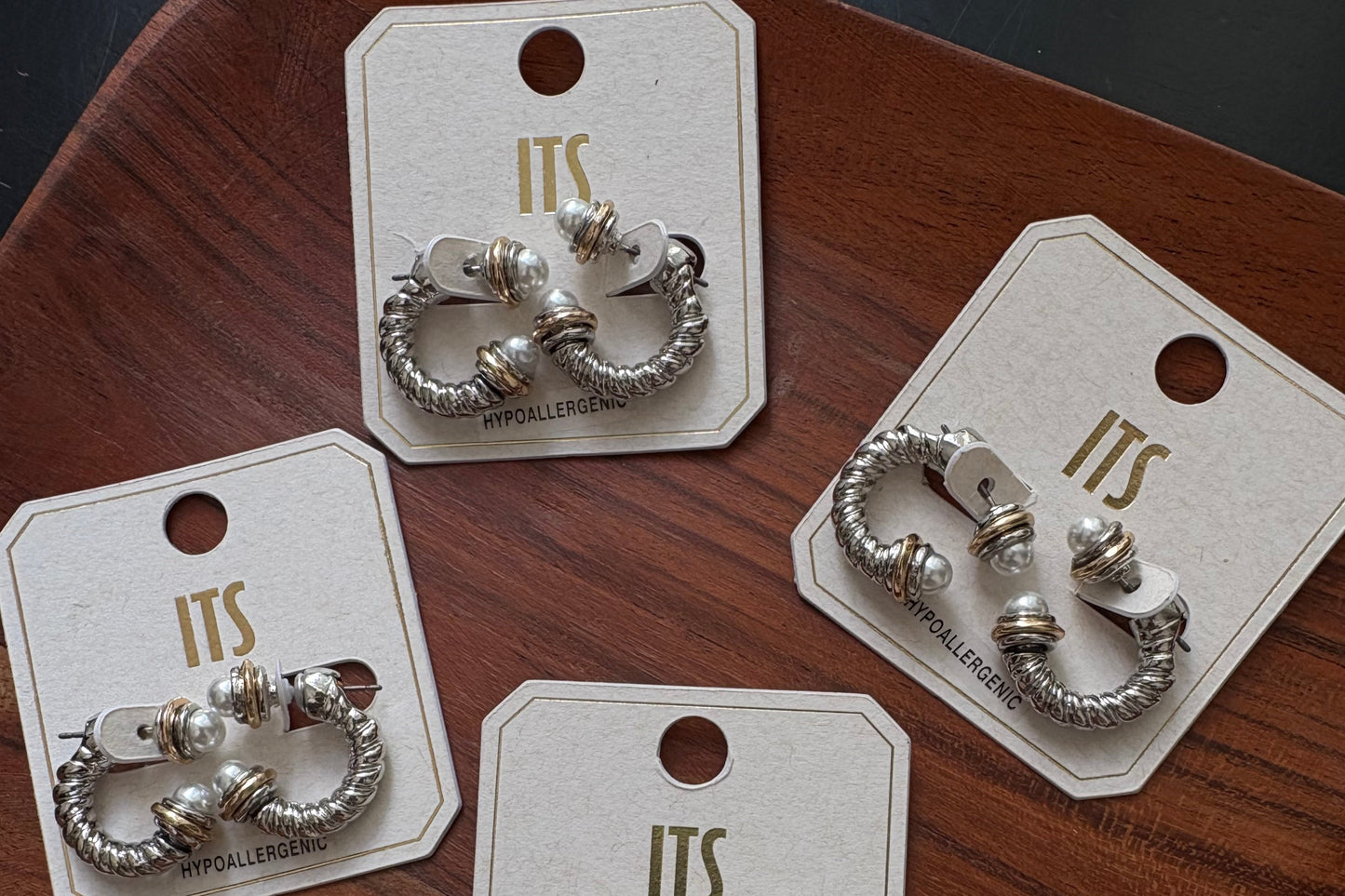 Silver/Gold Bryant Earring
