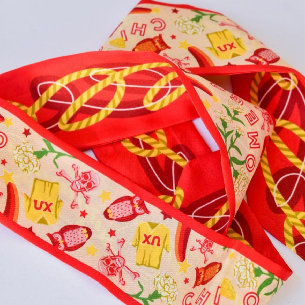 Chi Omega Sorority Scarf