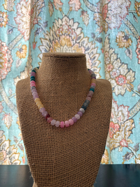 Pastel Beaded Necklace