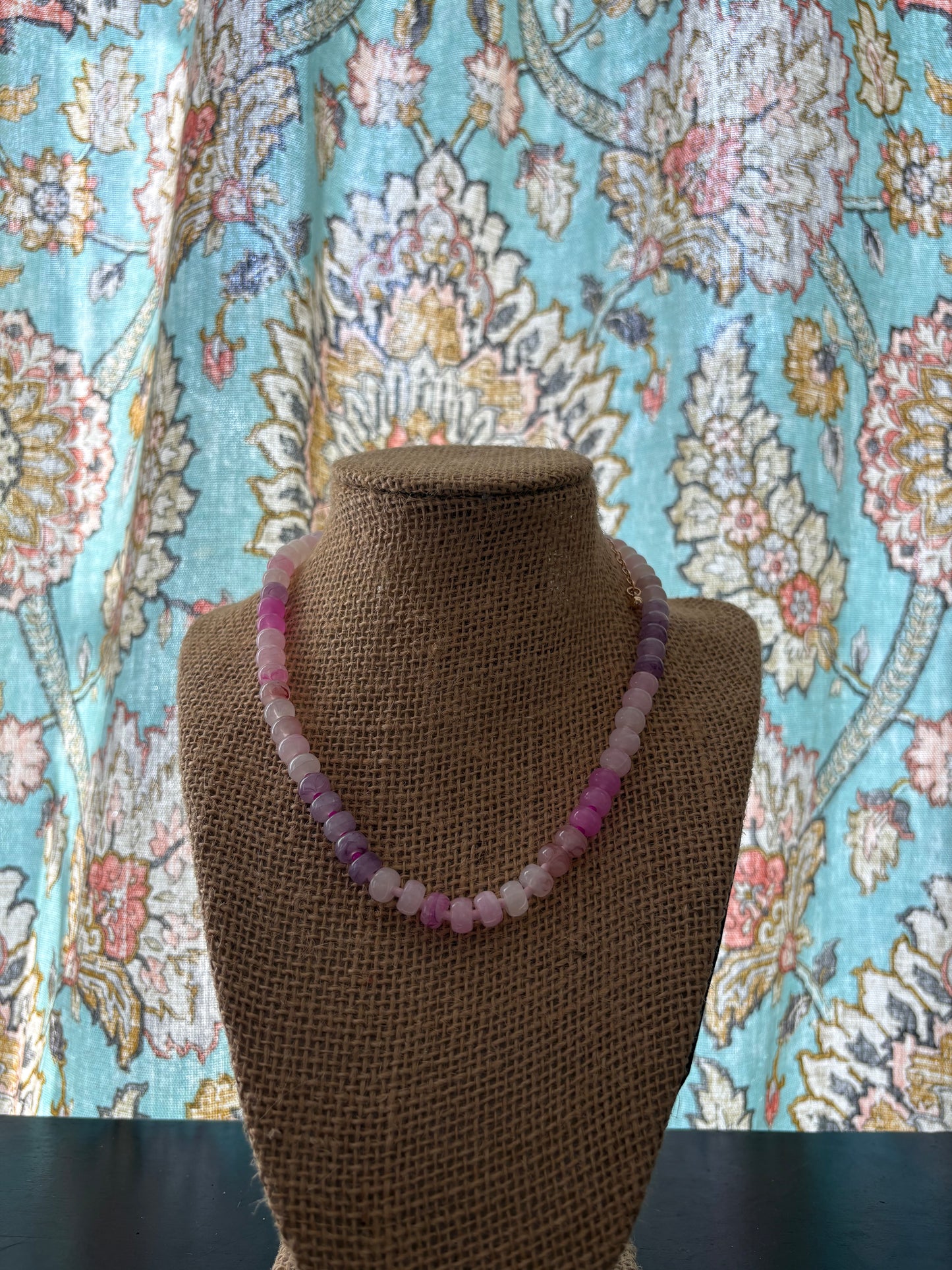 Pink Beaded Necklace
