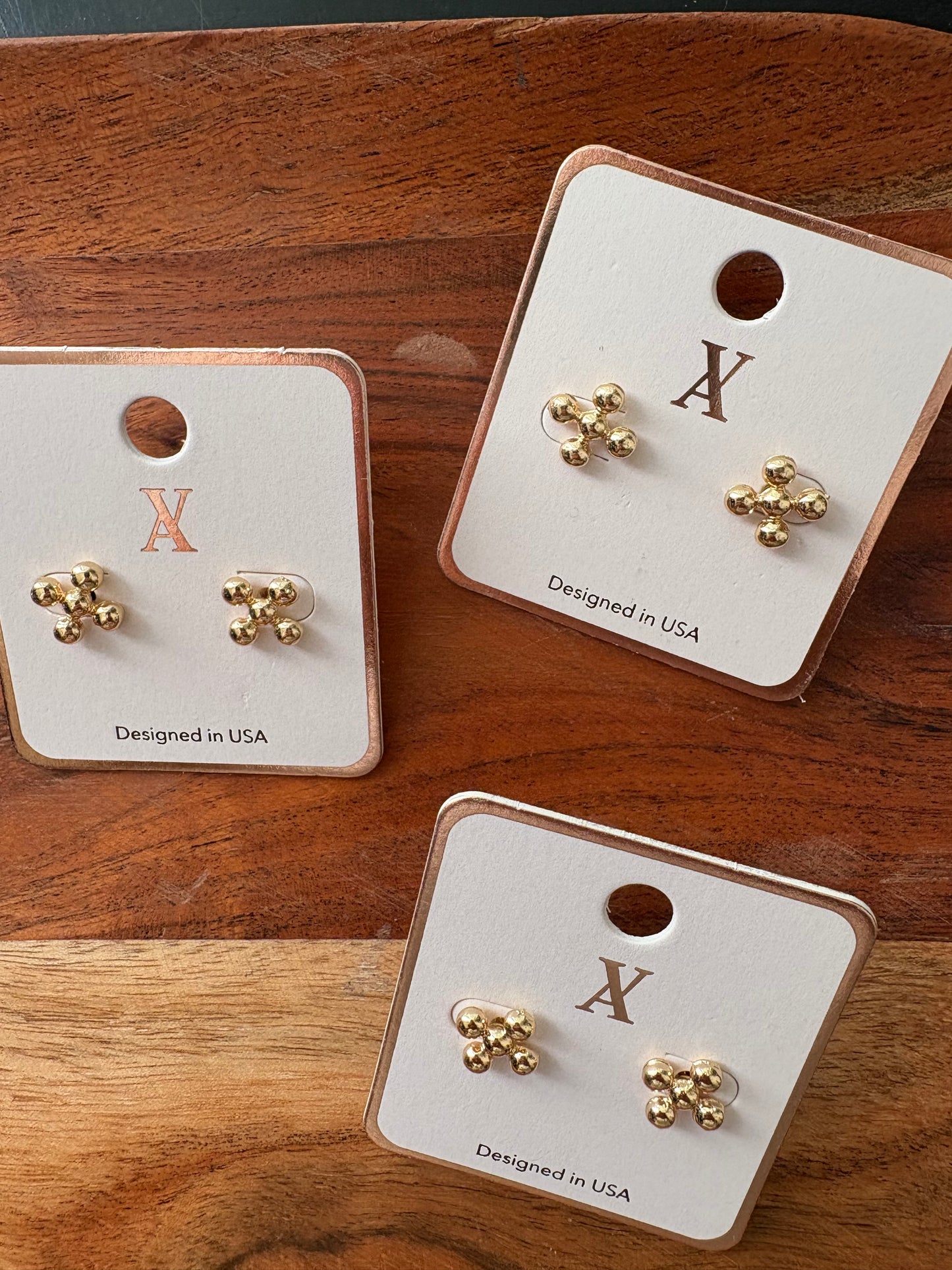 Denise Gold Stud Earring